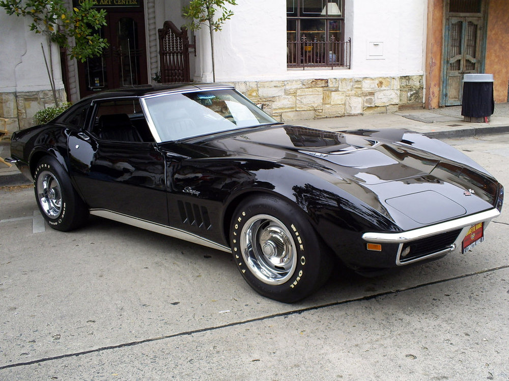 black_Corvette_Stingray_427_by_Partywave