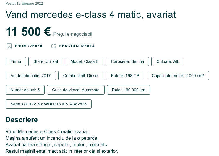 Screenshot 2022-01-25 at 11-04-16 Vand mercedes e-class 4 matic, avariat Catelu • OLX ro.png